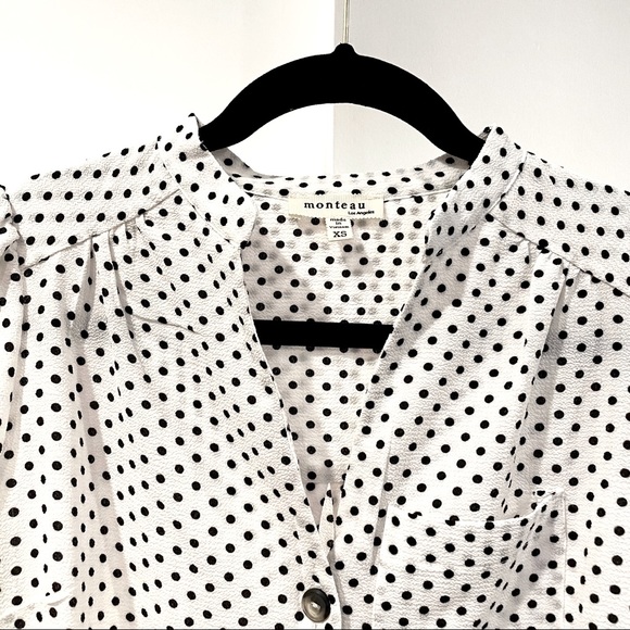 NWOT Monteau Blouse - Picture 3 of 10